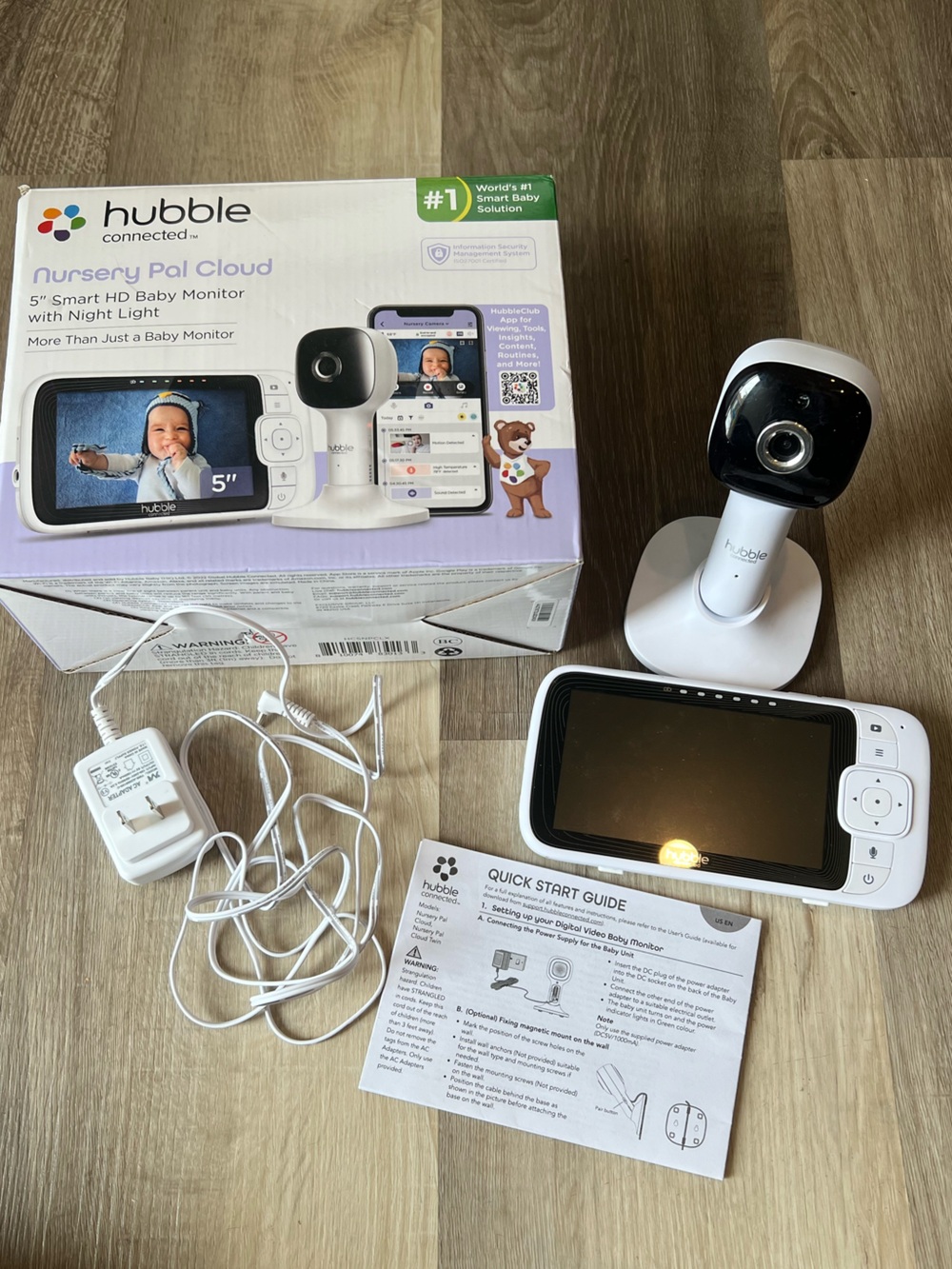 Hubble connected Nursery Pal Cloud With Camera Smart HD Baby Monitor